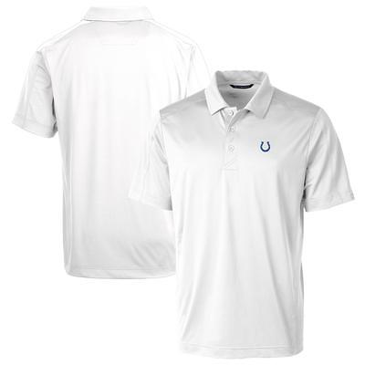 Men's Cutter & Buck White Baltimore Ravens Big Tall Prospect Textured Stretch Polo