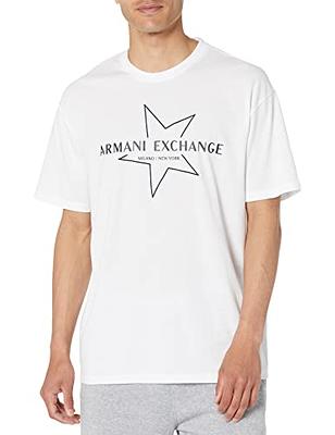 A|X ARMANI EXCHANGE Men's Crew Neck Logo Tee