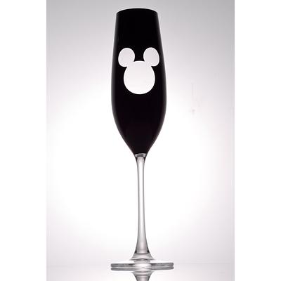 Disney Mickey & Minnie Mouse 2-Piece Stemless Wineglass Set