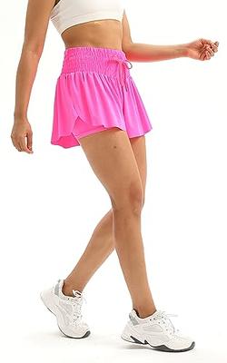 Blaosn Womens Flowy Athletic Shorts High Waisted with Pockets Gym Yoga  Workout Running Tennis Skirt Sweat Skort Spandex Lounge Cute Teen Girls  Trendy Clothes Casual Summer Outfits(M,Rose Pink) - Yahoo Shopping