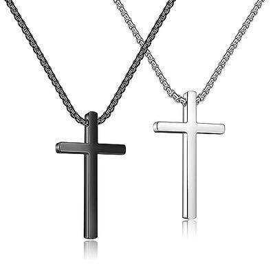 SytsLNKXXX Men's Cross Necklace