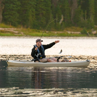 10ft angler sit on top fishing