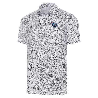 Men's Antigua White/Black Kansas City Royals Motion Polo Size: Small