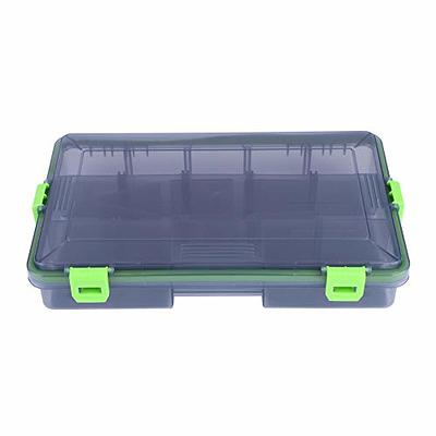 VGEBY Fishing Lure Box, Waterproof Visible Plastic Clear Fishing Tackle  Accessory Storage Box
