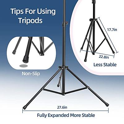 63 Inch Wig Stand Tripod Metal Adjustable Mannequin Foldable Stand