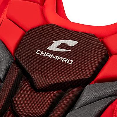 CHAMPRO Optimus Pro Plus Chest Protector, 16.5, Black 