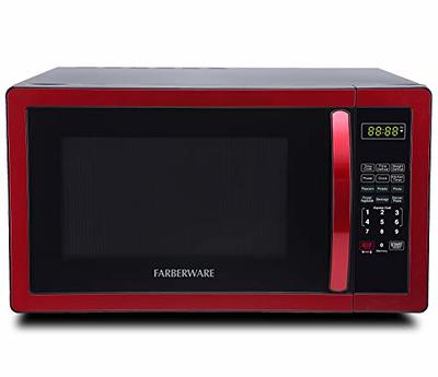 BLACK+DECKER Countertop Microwave Oven 1.1-Cu. Ft. 1000-Watts, LED  Lighting, Child Lock, White