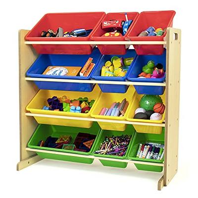 Delta Children Kids Toy Storage Organizer with 12 Plastic Bins - Pink