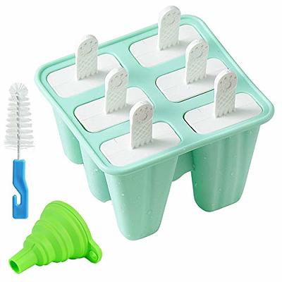  Set of 8 Silicone Ice Cream Mould 4 Cavity Ice Lolly