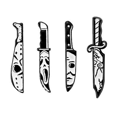 Ornaland 4 Pieces Halloween Scary Themed Enamel Knife Pins Gothic Dagger  Shape Badges Pins Alloy Metal Pins Knife Lapel Pins Holiday Gifts for  Clothing Bags Backpacks Jackets Hats - Yahoo Shopping