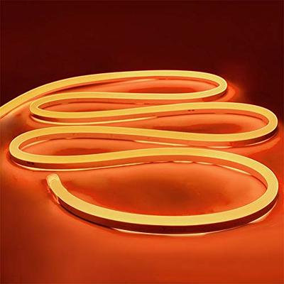 iNextStation Neon LED Strip Lights 16.4ft/5m Neon Light Strip 12V Silicone LED  Neon Rope Light Waterproof Flexible LED Lights for Bedroom Party Festival  Decor, Orange (Power Adapter not Included) - Yahoo Shopping