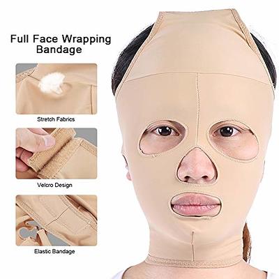 Facial Slimming Strap, Facial Weight Lose Slimmer Device Double Chin  Lifting Belt for Women Eliminates Sagging Skin Lifting Firming Anti Aging  Breathable Face Shaper Band 