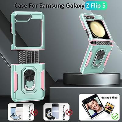 Ring Holder Hybrid Case for Samsung Galaxy Z Flip 3 5G - Green - HD  Accessory