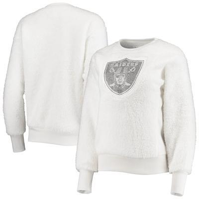 Women's Minnesota Vikings Touch White Milestone Tracker Pullover Sweatshirt