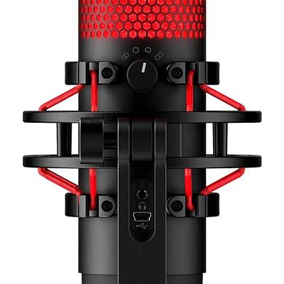 HyperX QuadCast S RGB USB Condenser Microphone with Shock Mount for Gaming,  Streaming, Podcasts