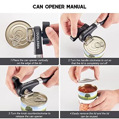 4 in 1 Jar Opener Bottle Opener for Weak Hands,Seniors with Arthritis,Low  Strength and Children, Multi Function Can Opener for Beer, Can, Soda Water