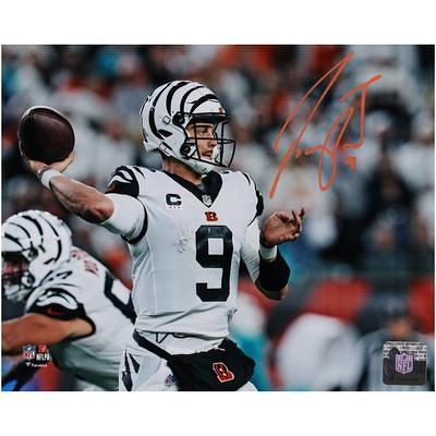 Joe Burrow Cincinnati Bengals Autographed 8 x 10 White Jersey