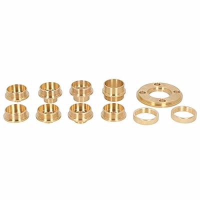 Template Guide, 11Pcs Brass Router Template Guides Bushing Set