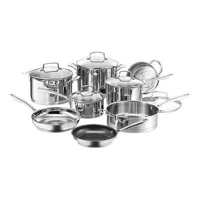 BERGNER Tri-Ply 11-Piece Stainless Steel Cookware Set BG9968MM