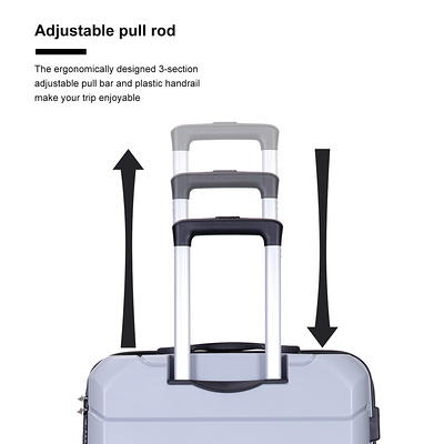 3 Piece Luggage Sets, Travelhouse Hard Shell Suitcase Set with TSA Lock,  Multi-Size Hardside Luggage with Spinner Wheels for Travel Trips Business