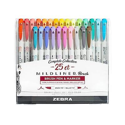 Zebra Metallic Brush Pens