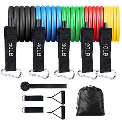  Heavy Resistance Bands 300lbs, Weight Bands for Exercise with  Handles, Door Anchor, Carry Bag, Workout Bands for Men, Physical Therapy,  Muscle Training, Strength, Slim, Yoga, Home Gym Equipment : Sports 