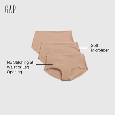 GAP Womens 3-pack No Show Underpants Underwear Hipster Panties