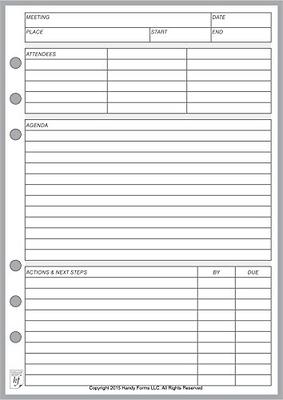 A5 Size Project Planner, Sized and Punched for 6-Ring A5 Notebooks by Filofax, LV (GM), Kikki K, TMI, and Others. Sheet Size 5.83 inch x 8.27 inch (