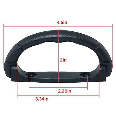 FMHXG Luggage Handle 2PCS 115mm Plastic Pull Handle Grip Replacement for  Luggage Suitcase Box, Black - Yahoo Shopping