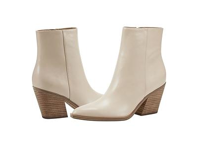 Marc Fisher Tanilla Leather Cutout Ankle Boots in Natural