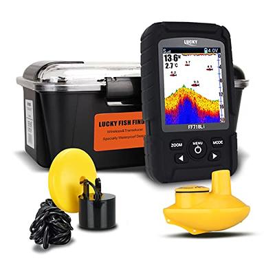 Lucky Portable Fish Finder,Smart Handheld Depth Finder with Sonar