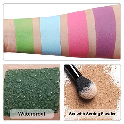 Water Activated SFX Face and Body Paint - Red Face Paint, Special Effects  Makeup 18g Cake Tub - Pretend Costume and Dress Up Makeup - Great For