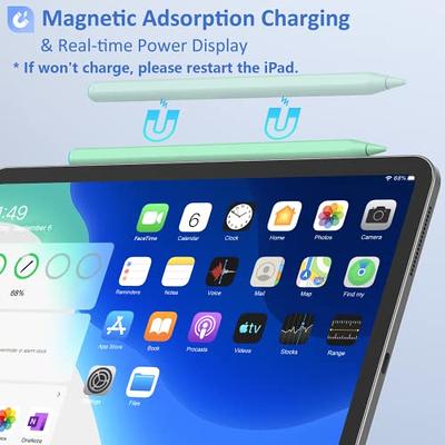  iPad Pencil 2nd Generation with Magnetic Wireless Charging,  Apple Pencil 2nd Generation, Smart Pen Compatible with iPad Pro 11 in  1/2/3/4, iPad Pro 12.9 in 3/4/5/6, iPad Air 4/5, iPad Mini