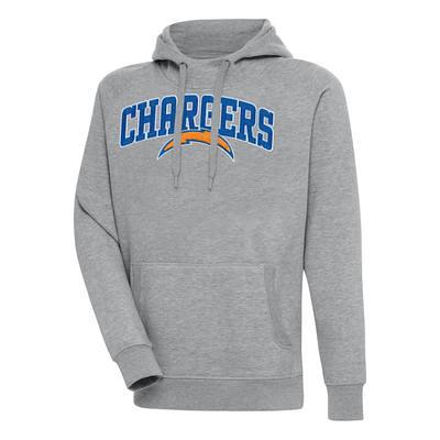 New York Giants Antigua Victory Pullover Hoodie - Heather Gray