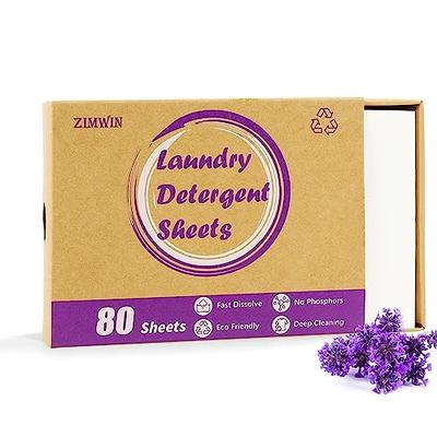 YEALIR Laundry Detergent Sheets Up to 120 Loads, Fresh Linen - Eco-Friendly  Laundry Detergent, Zero Waste Laundry Strips - Liquidless Laundry Sheets