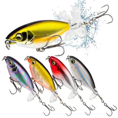 SMMYMGF Lures Tackle Box Bass Fishing Kit Including Animated  Crankbaits,Spinnerbaits,Soft Plastic Worms, Jigs,Topwater Lures,Hooks,Saltw