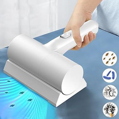 Eblog Bed Vacuum Cleaner, Handheld Mattresses Cleaning Vacuum  15 KPa Machine Cleaner, UV Cleaner Deep Vacuum Cleaner Powerful Suction for  Bed Sheets Pillows Sofa Mattresses Plush Toys Couch