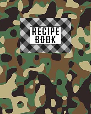 Recipe Book to Write in Your Own Recipes, 8.5 x 11 Personal Blank Recipe  Notebook, Removable Hardcover Recipe Journal Book Binder with 8 Dividers