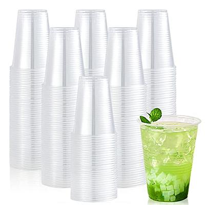 Lilymicky 300 Pack 12oz Clear Plastic Cups,Cold Party Drinking