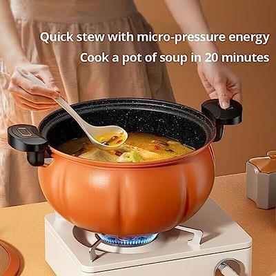  Pressure Pot For Cooking, 8L Pumpkin Pressure Pot