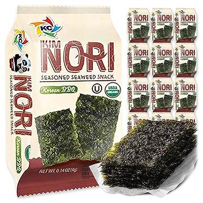 Best of Thailand Organic Sushi Nori Seaweed Sheets 50 Full Nori Sheets