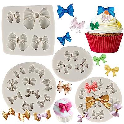 6 Pcs Flower Silicone Mold Set Rose Daisy Butterfly and Mini