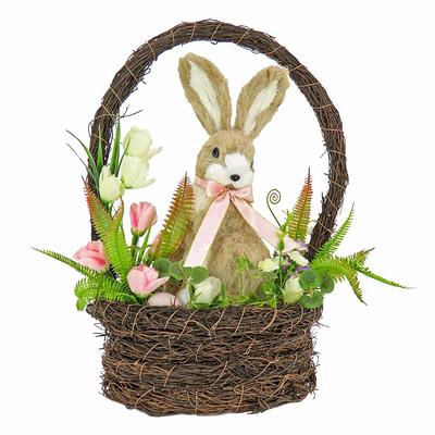 Easter Bunny Decoration - Hay - Brown - ApolloBox