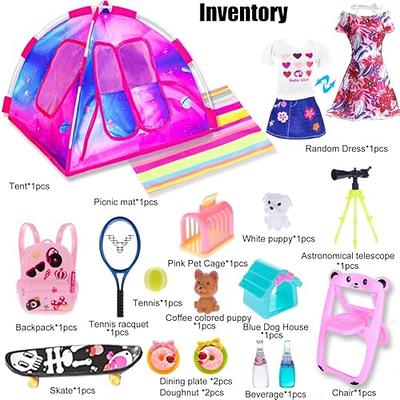 ebuddy Doll Camper Set Camping Set Clothes and Accessories 16 Pack Camping  Tent Playset Doll Reamcamper Sport Set for 11.5 Inch Girl Dolls (No Doll) -  Yahoo Shopping