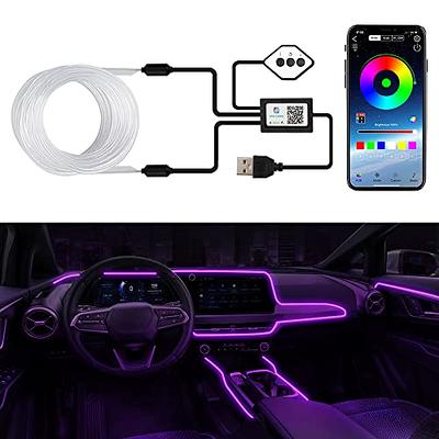 Car RGB LED Strips Ambient Light APP Control for Car Interior