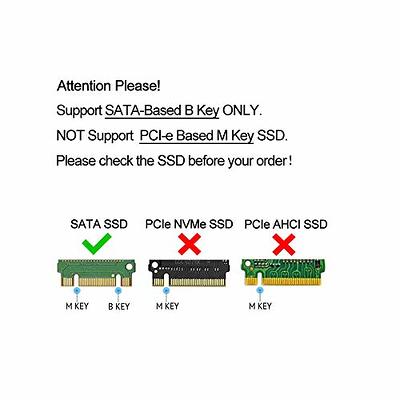 ELUTENG M.2 to USB Adapter M.2 NVME / NGFF Hard Drive USB3.1 Gen2 10Gbps  USB to NVME PCI-E Converter Reader M Key & B+M Key Support UASP for 2280  2260