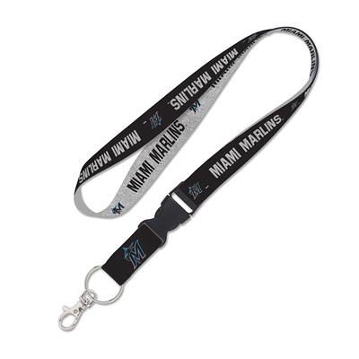 WinCraft Miami Marlins Heathered Lanyard with Detachable Buckle