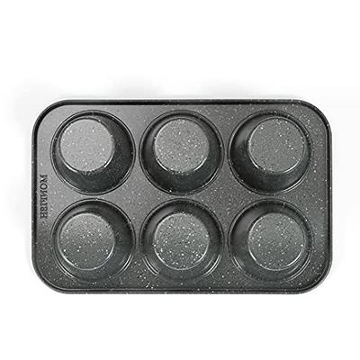 Silicone Jumbo Muffin Pan. 3.5 inch Large Cupcake Pan - Set of 2