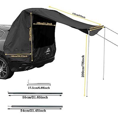 Sibosen Camping Tent, Rooftop Tailgate Tent with Awning Shade, Car