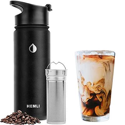 Oranlife Non-electric Coffee Percolators, Cold Brew Coffee Maker, Portable  Iced Coffee and Tea Infuser with Airtight Lid, Reusable Stainless Steel  Mesh Filter for Iced Tea/Coffee, 3cup, 26oz - Yahoo Shopping